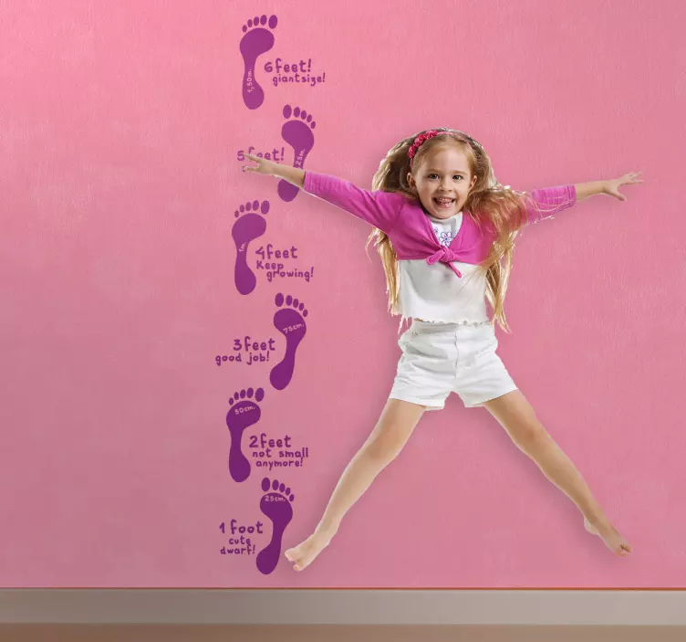 Naklejka miarka stopy - TenStickers