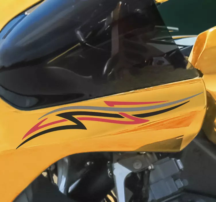 Naklejka motocyklowa plemienna grafika  - TenStickers