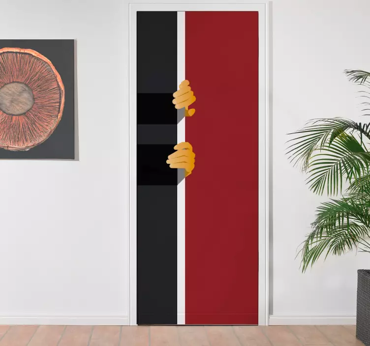 Zabawne naklejki na drzwi - TenStickers