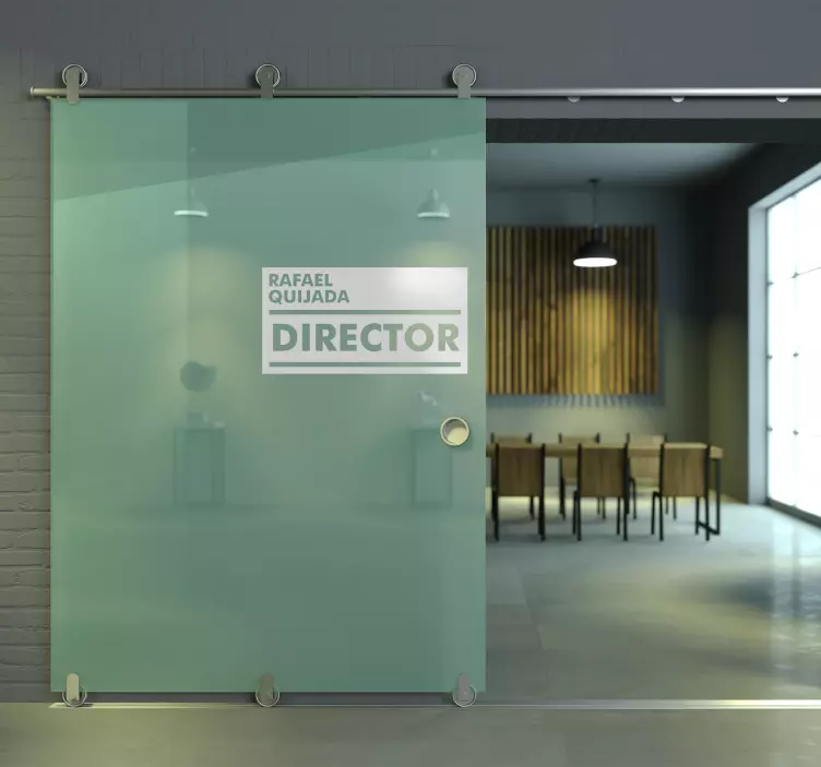 Okleina na drzwi możliwość personalizacji ładunku - TenStickers