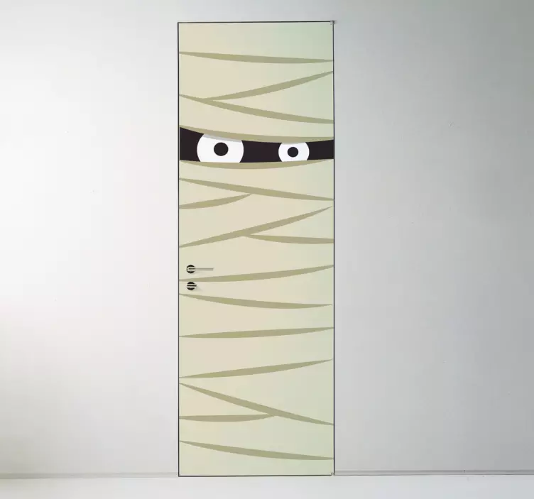 Naklejka na drzwi mumia - TenStickers