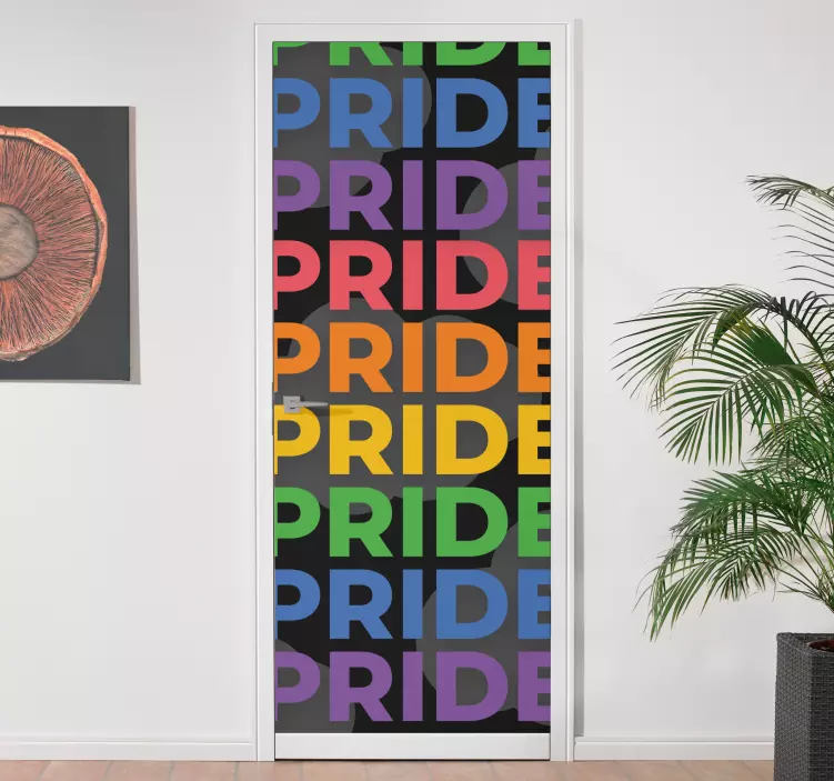 Naklejka na ścianę miłość wibrująca duma - TenStickers