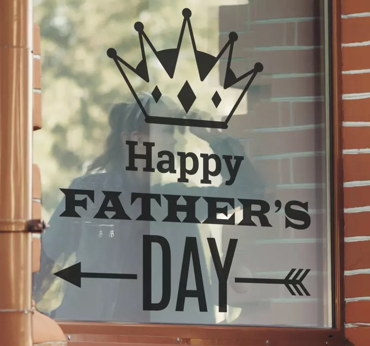 Naklejka na ścianę dzień ojca - TenStickers