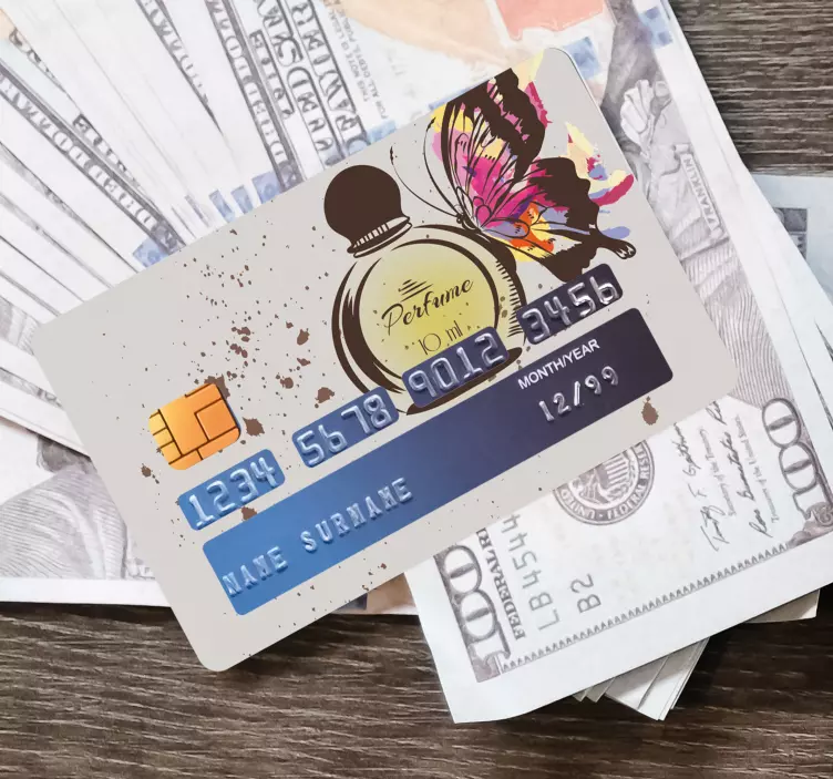 Naklejka na kartę elegancka - TenStickers