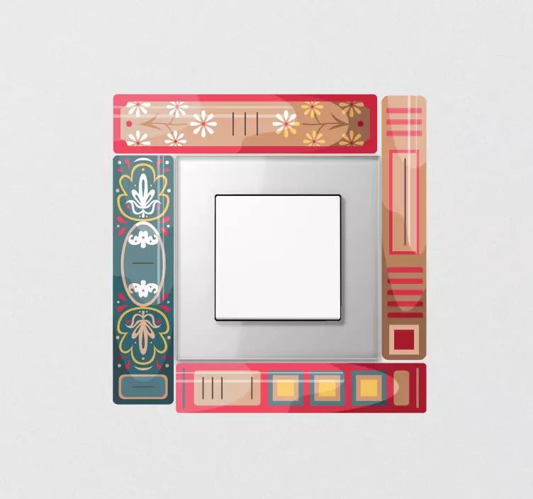 Naklejka na kontakt projekt o tematyce książkowej - TenStickers