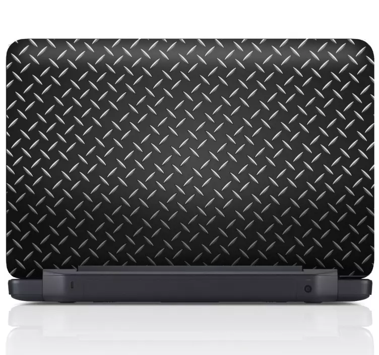 Naklejka na laptop tekstura metal - TenStickers