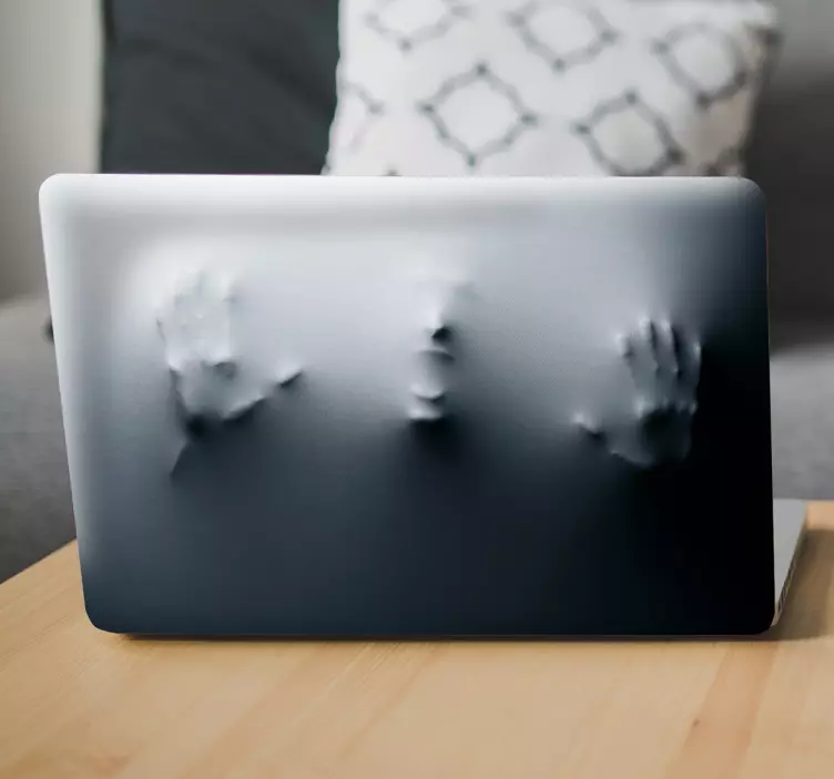 Naklejka na laptopa 3D tajemnicza postać - TenStickers