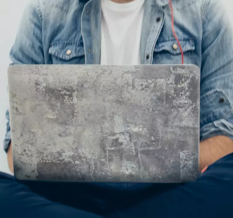 Naklejka na laptopa betonowa faktura - TenStickers