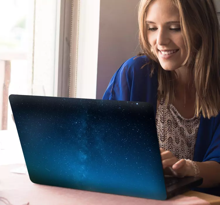 Naklejka na laptopa galaktyka - TenStickers