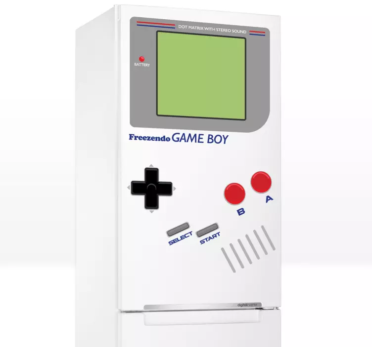 Okleina na lodówkę game boy - TenStickers