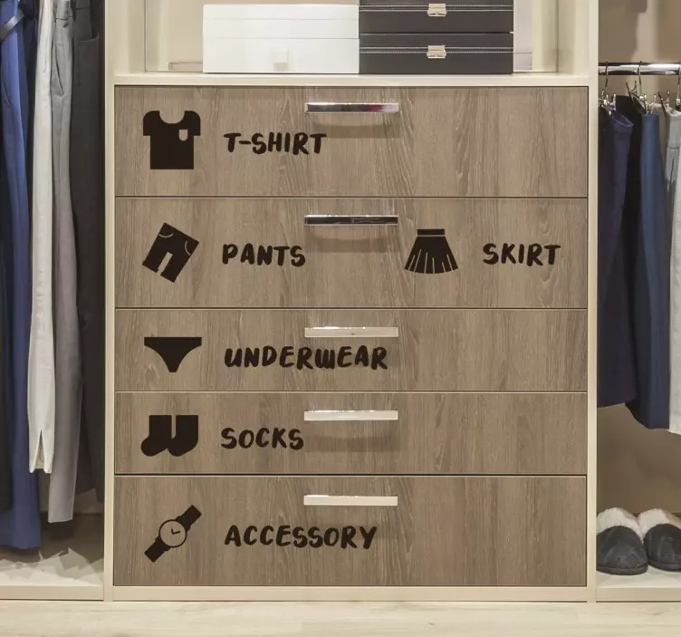 Naklejka na meble ozdobi Twoje szafy - TenStickers