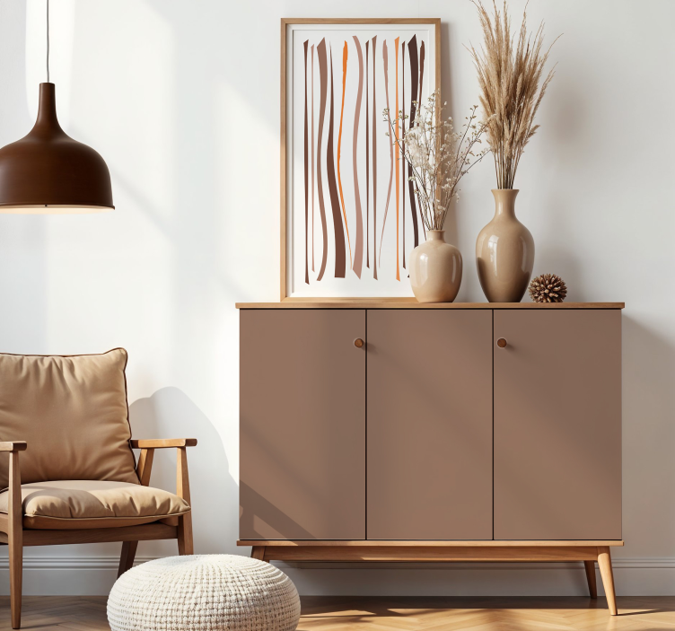 Naklejka na meble mocha mousse - TenStickers