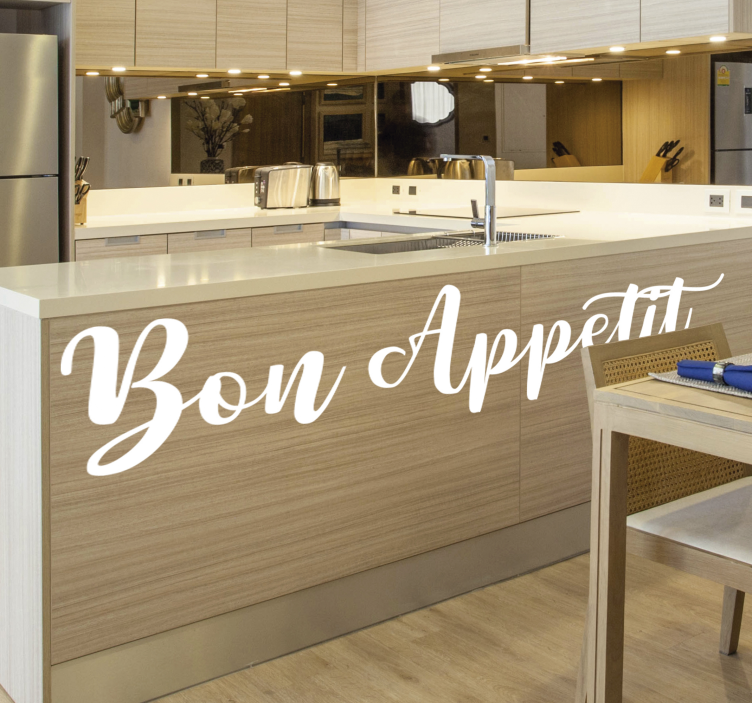 Naklejka na ścianę do kuchni stylowa - TenStickers