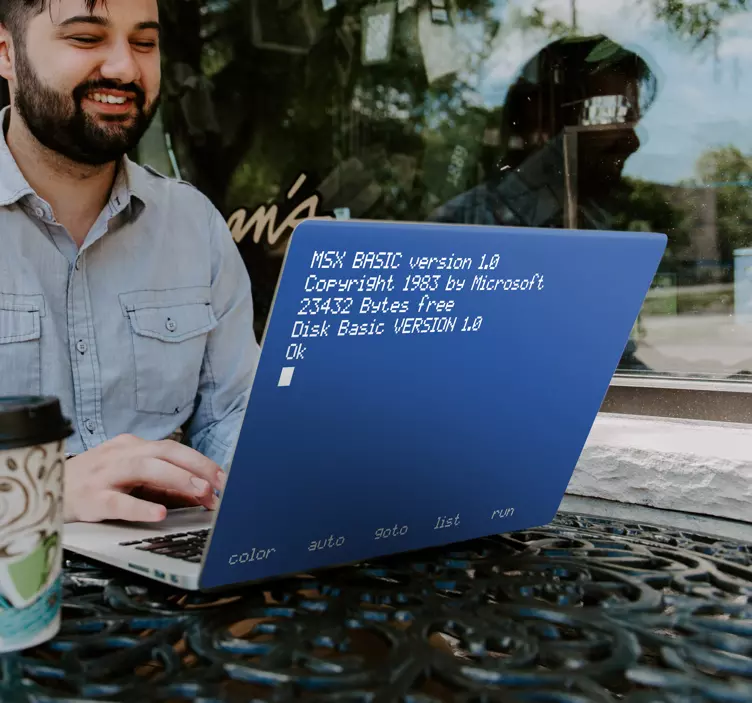 Nalepka na laptopa Msx - TenStickers