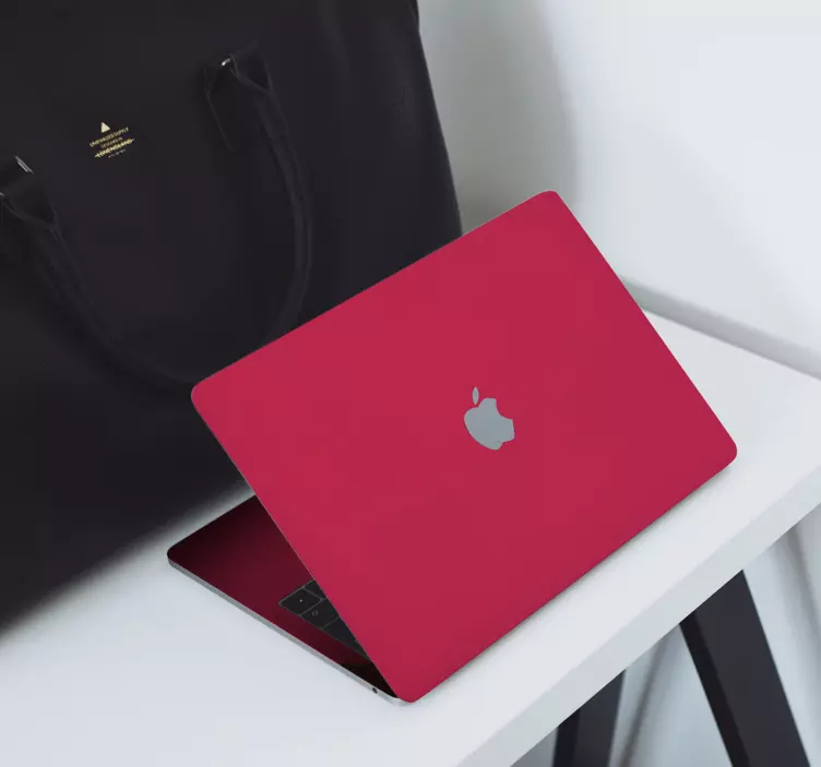 Nalepka na laptopa żywy magenta - TenStickers