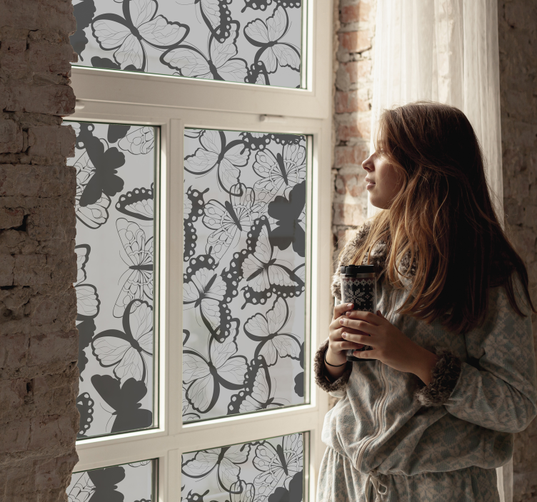 Folia okienna latające motyle - TenStickers