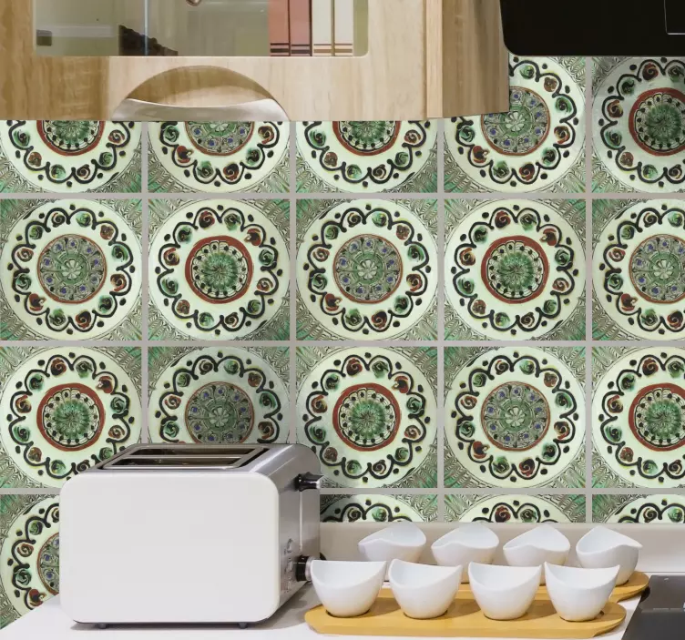 Naklejka na ścianę do kuchni płytki i kafelki - TenStickers