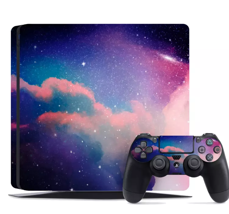 Naklejka na ps4 Galaktyczne gwiazdy - TenStickers