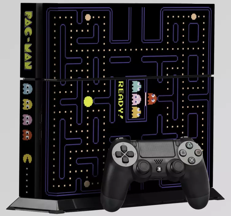 Naklejka na PS4 Pacman - TenStickers