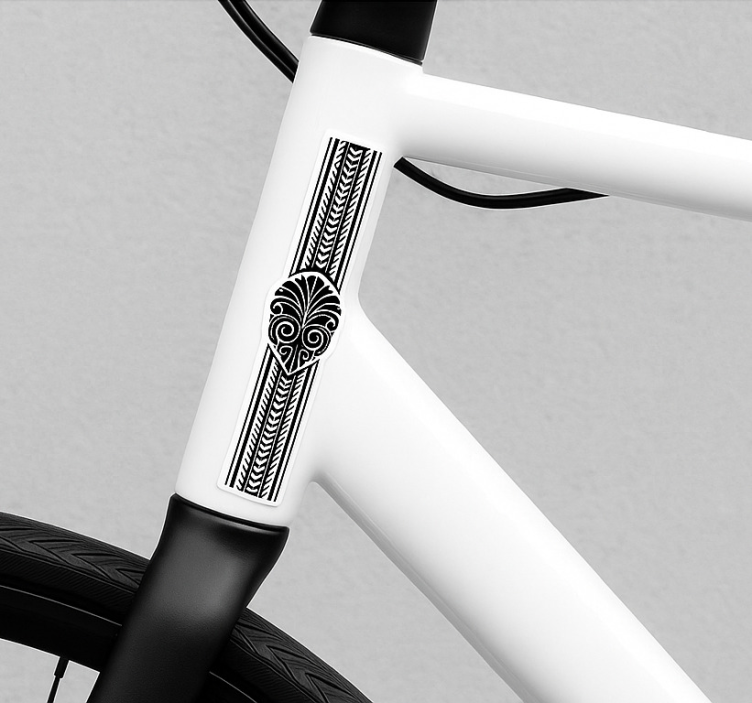 Naklejka na rower arkusz plemienny maoryski - TenStickers