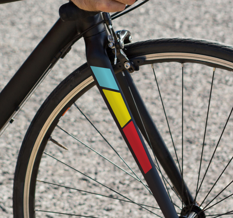 Naklejka na rower widelec przedni do roweru szosowego - TenStickers