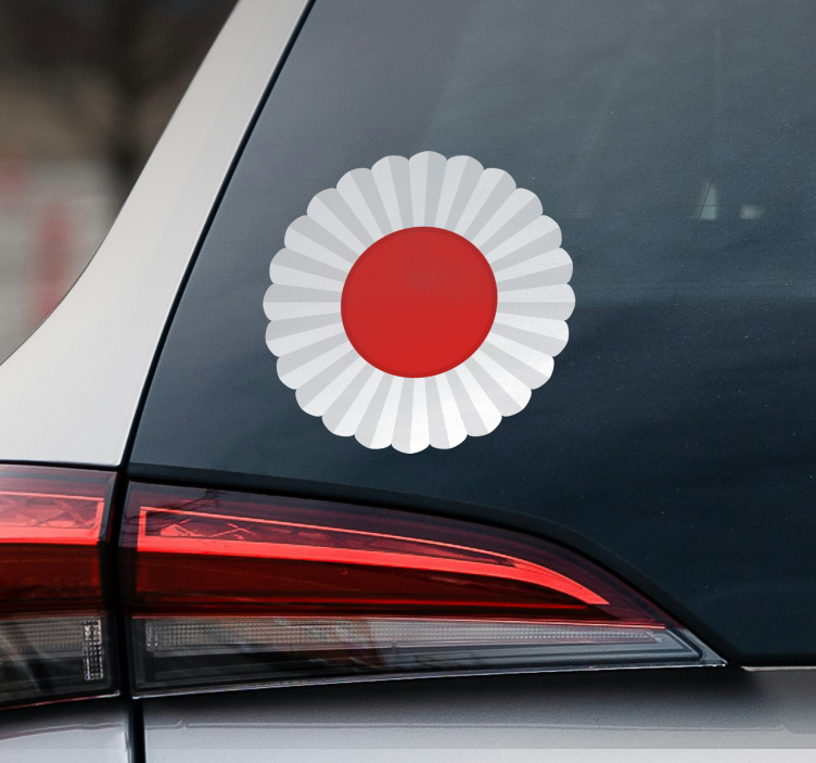 Naklejka na samochód kokarda polska - TenStickers