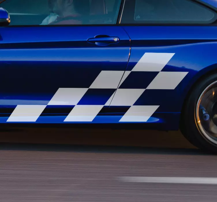 Naklejki na samochód wyścigowy - TenStickers