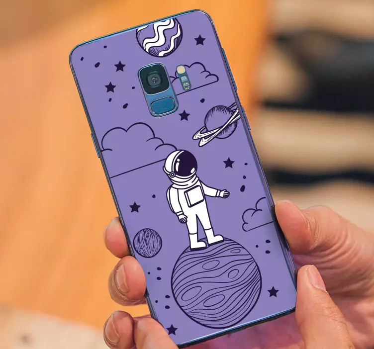 Naklejka na Samsunga astronauta w kosmosie - TenStickers
