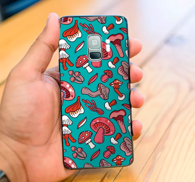 Naklejka na Samsunga koncepcja kolorowych grzybów - TenStickers