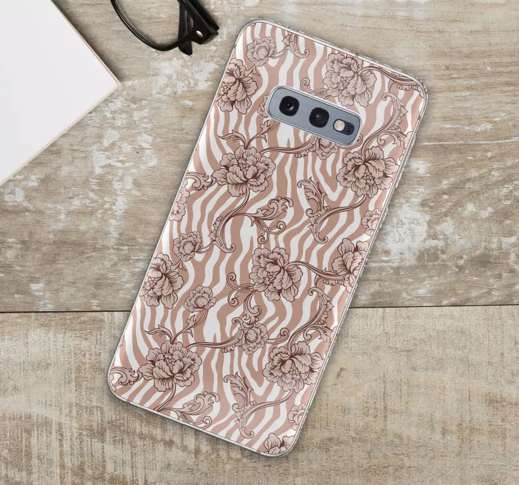 Naklejka na Samsunga motyw kwiatowy - TenStickers