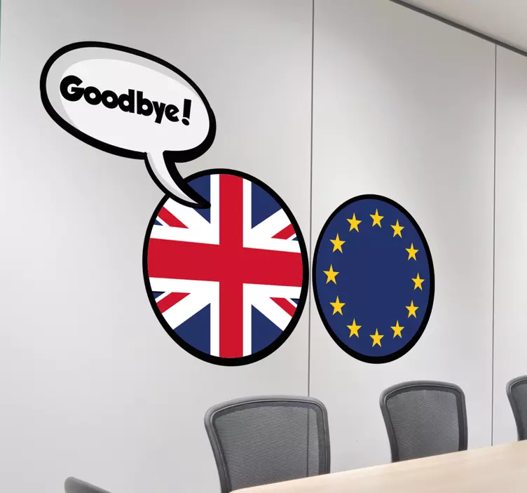 Naklejka na ścianę Brexit - TenStickers