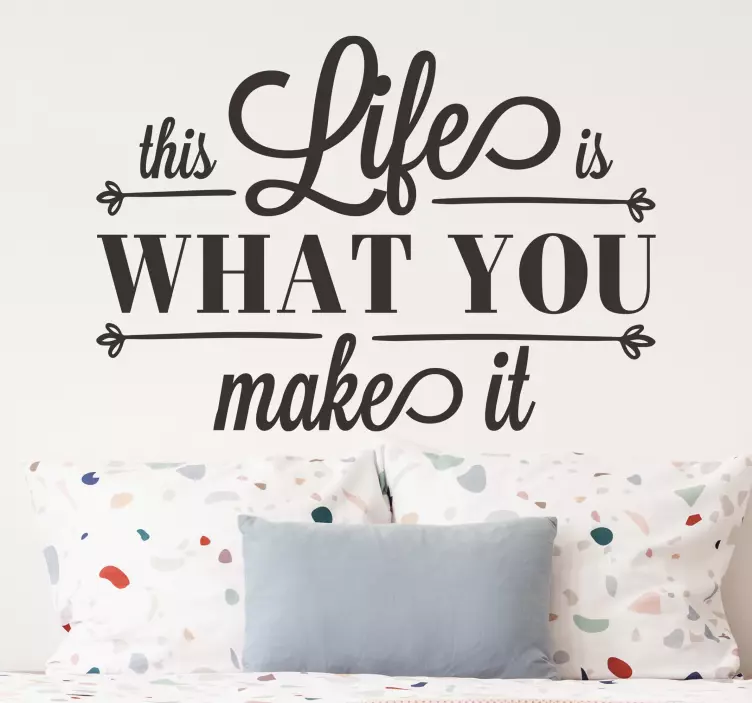 Naklejka na ścianę Cytat Marilyn Monroe - TenStickers