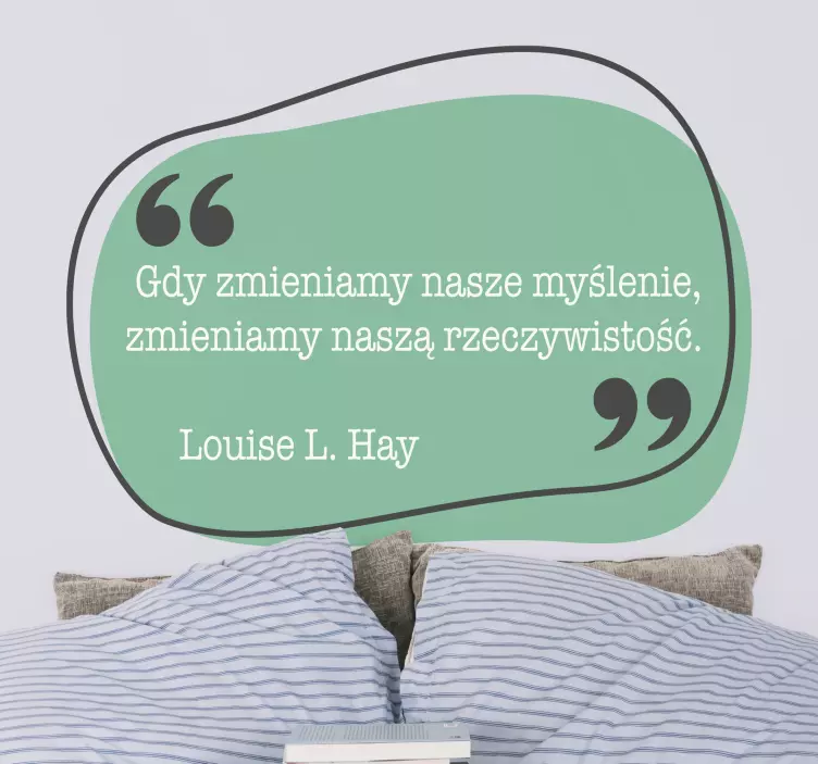 Naklejka na ścianę Cytat motywacyjny o miłości  - TenStickers