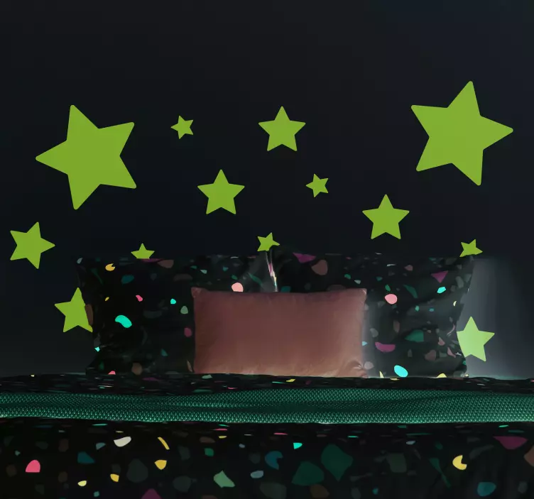 Naklejka na ścianę do domu gwiazdki gwiazdy - TenStickers