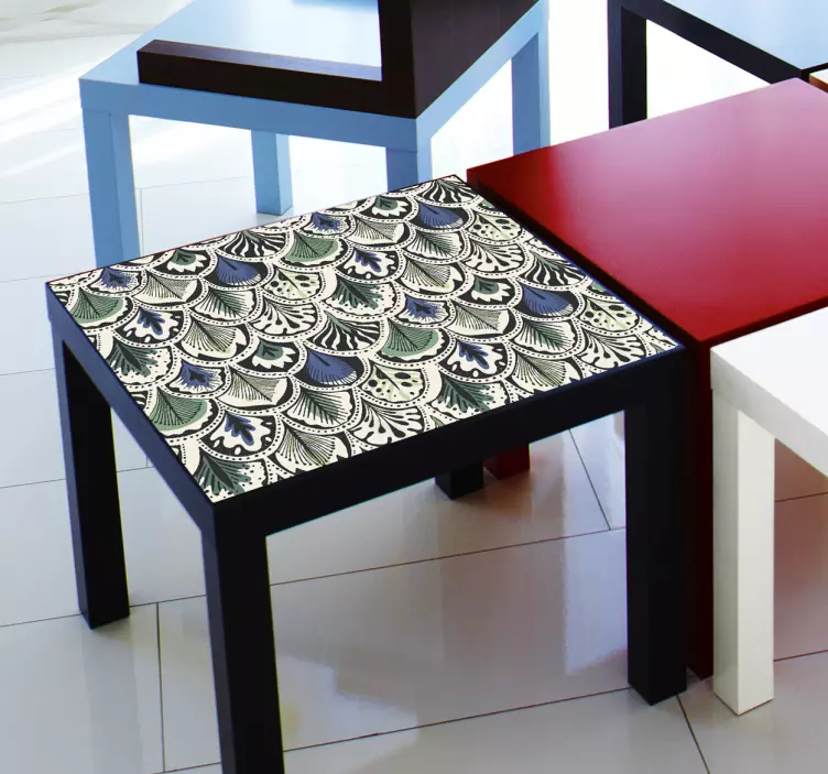 Naklejka na ścianę do domu pióra liście - TenStickers