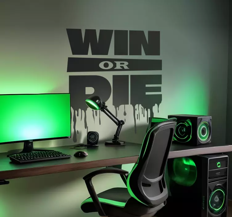 Naklejka dekoracyjna gry na konsole wygraj lub zgiń - TenStickers