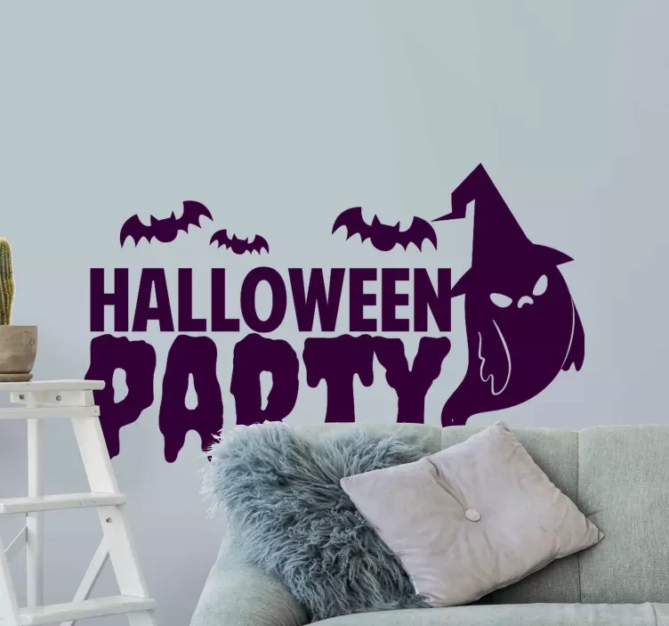 Naklejka na ścianę Halloween impreza halloweenowa - TenStickers