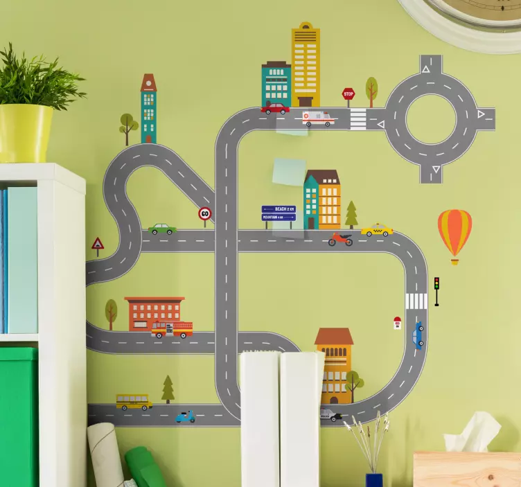 Naklejka na ścianę zbuduj swoją drogę - TenStickers