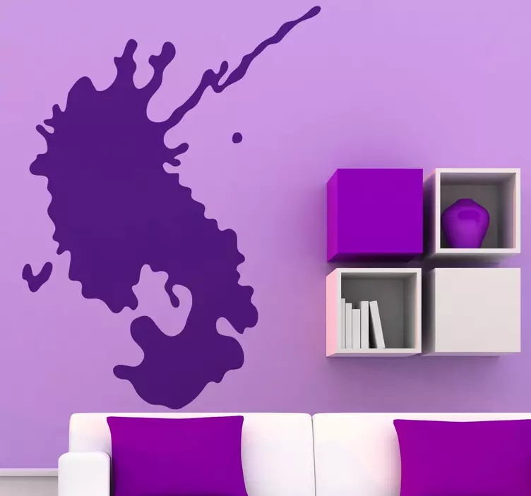 Naklejka na ścianę kleks - TenStickers