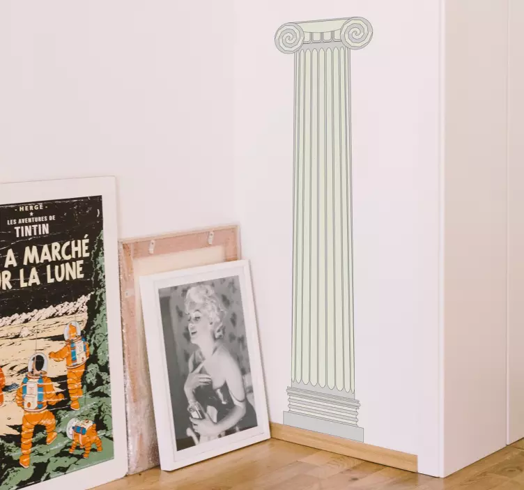Naklejka na ścianę kolumna jońska - TenStickers