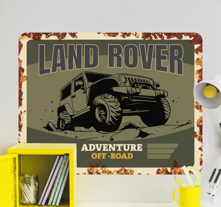 Naklejka na ścianę Land rover - TenStickers