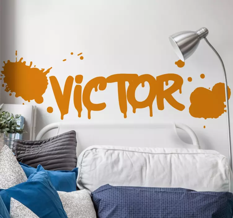 Naklejka na ścianę napisy personalizacja pokoju - TenStickers