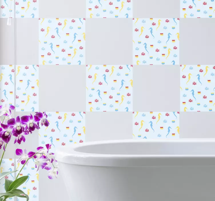 Naklejka na ścianę natura konik morski w naturze - TenStickers