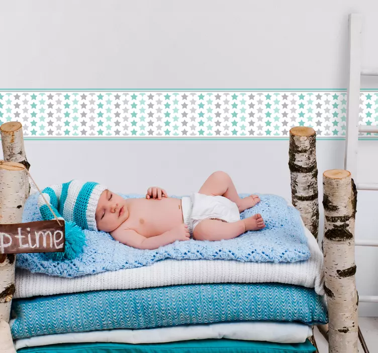 Naklejka na ścianę pastelowe gwiazdki - TenStickers