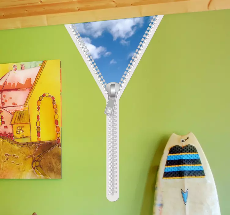 Naklejka na ścianę suwak niebo - TenStickers