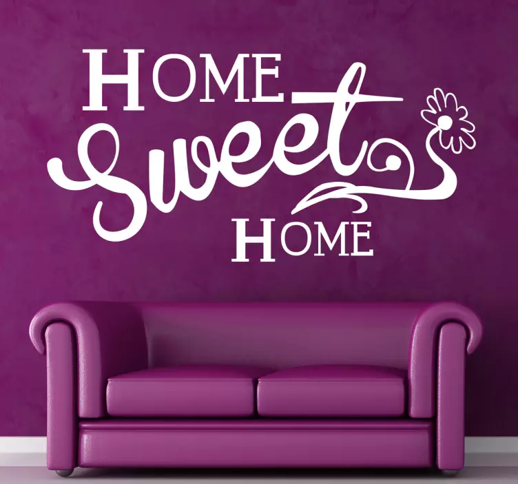 Naklejka na ścianę sweet home - TenStickers