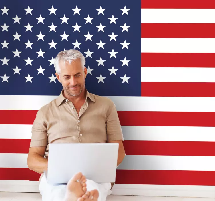 Naklejka na ścianę USA - TenStickers