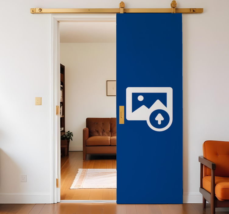 Naklejka na drzwi własne zdjęcie - TenStickers