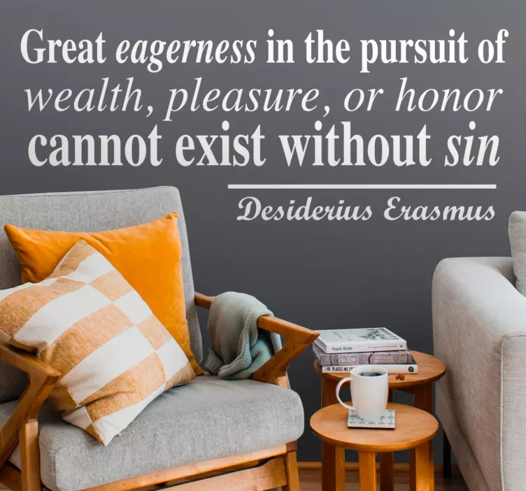 Naklejka na ścianę znane cytaty inspirujące myśli - TenStickers