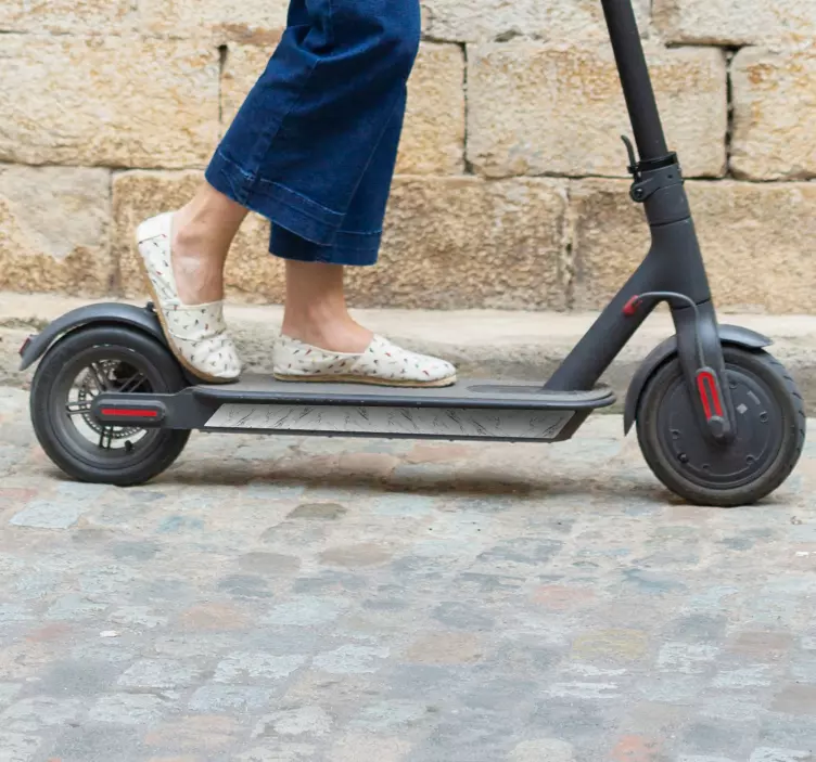 Naklejka na skuter patinete tekstura marmol - TenStickers